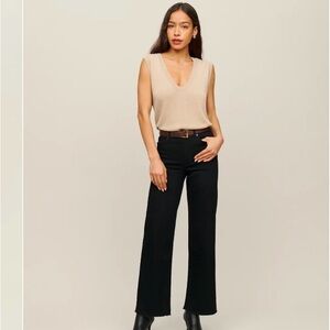 Reformation Black Jeans